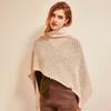 Autumn and Winter New Cashmere Knitted Triangular Crochet Hollow Scarf Warm Light Luxury Fashion