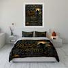 Religious Bedding Set with Faithful Decree Bedding set (1 duvet cover, 2 pillowcases, duvet not included)
