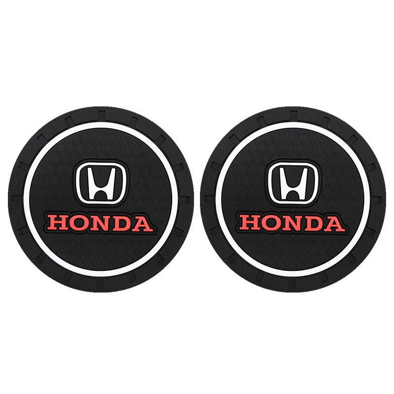Honda Exclusive Car Interior Water Cup Mat For Honda Civic Fit Jazz Accord Pilot CRV Odyssey Passport City Shuttle HRV valve BRGKL1