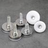 8Pcs Steel Adjustable Furniture Feet with Nylon Base Levelers for Sofa Table Chair Cabinet Workbench - Easy Leveling
