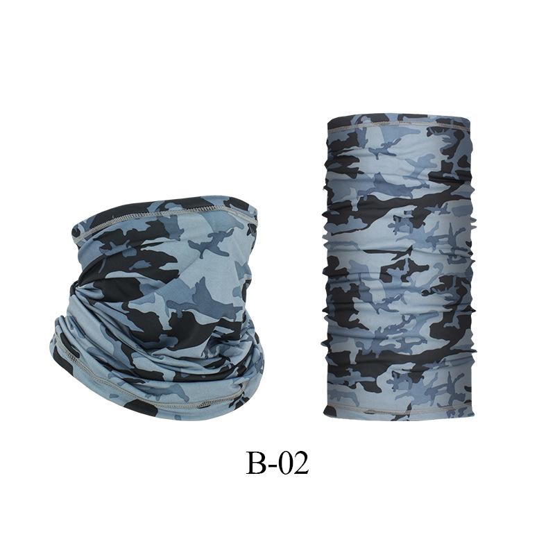 Защита от ультрафиолета Ice Silk Face Cover Neck Tube Outdoor Sports Bandana Scarf Дышащий шарф для пешего туризма Neck Gaiter Bandana