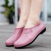 2025 New Low-top Water Shoes Rain Boots Rain Shoes Women's Adult Shallow Mouth Short Tube Fashion Work Rubber Shoes Overshoes