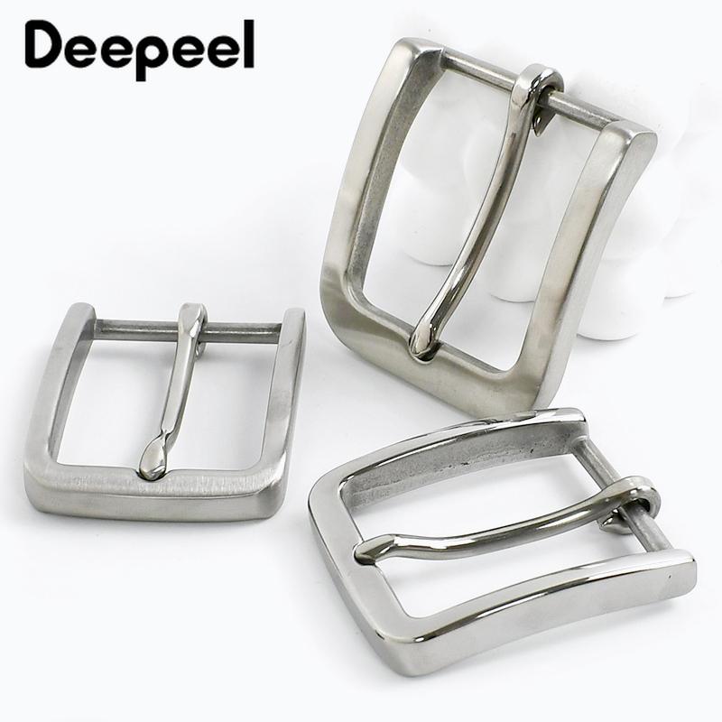 Deepeel 35/40 мм Пряжка для ремня из нержавеющей стали Головка для джинсового пояса Одежда Регулирующая пряжка-булавка Аксессуары для DIY Кожаное ремесло