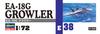 Пластиковая модель самолета ВМС США Growler от Hasegawa E38 1/72 EA-18G