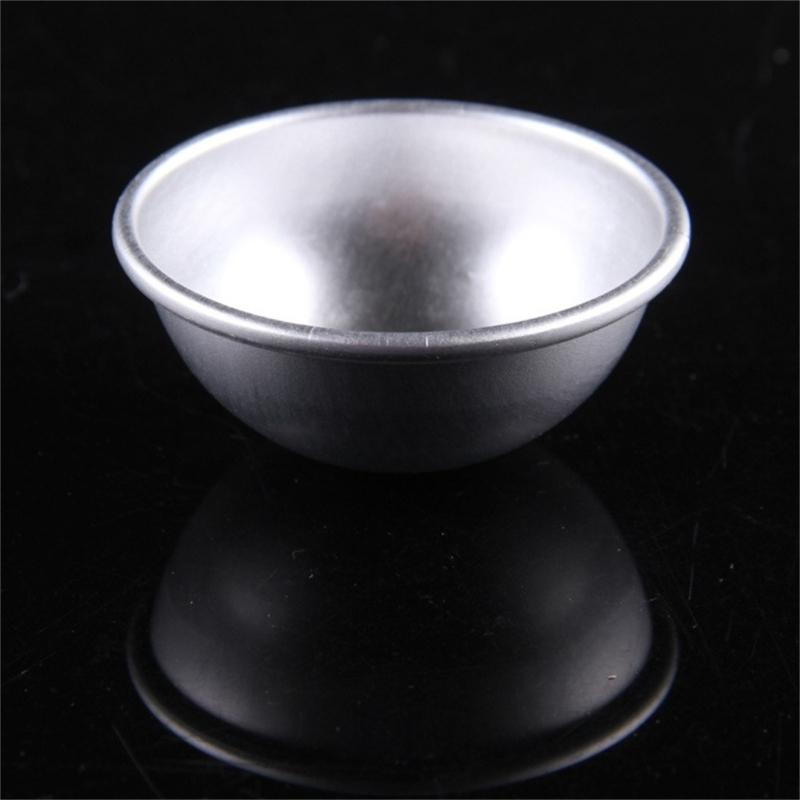 10PCS Round Cake Molds Dessert Molds Cake Pans AluminumAlloy Material Dessert Supplies Semicircle Cake Molds for Cake