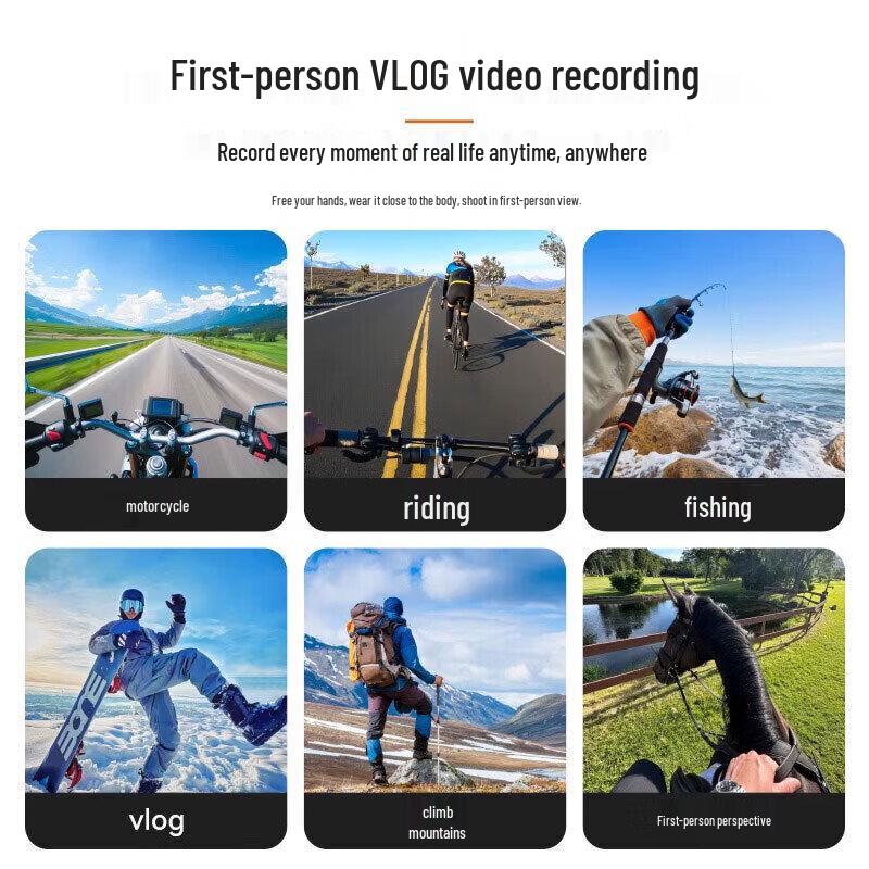 FAMUE Quest 1 2.7K HD Mini Action Camera (CN version)