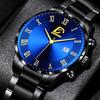 Fashion Mens Gold Stainless Steel Watches Men Business Casual Watch Luxury Calendar Quartz Wristwatch