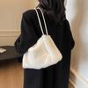 Autumn and Winter New 2025 Women's Bag Imitation Fur Plush Versatile Shoulder Bag Lightweight and Cool Underarm Casual Bag