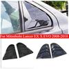 Для Mitsubishi Lancer EX X EVO 2008-2018 Автомобильная задняя решетка боковая жалюзи на окно накладка наклейка воздухозаборник ABS под карбон