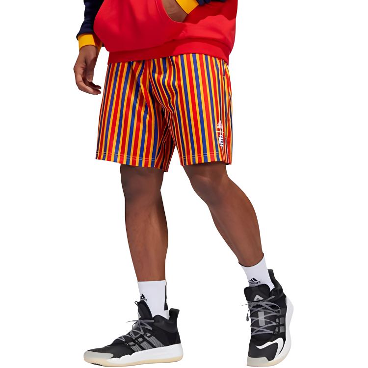 adidas X Eric Emanuel McDonalds All American Game Shorts Желтый/спортивный желтый Мужская уличная одежда HB0737