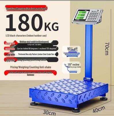 Xingmofan 180 кг Электронные складные платформенные весы для коммерческого использования (Китайская версия)