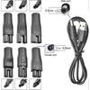 Replacement Power Cords 5V USB Adapters for Electric Hair Clippers Beard Trimmers Shavers Beauty Tools and Desk Lamps hwyNO.367