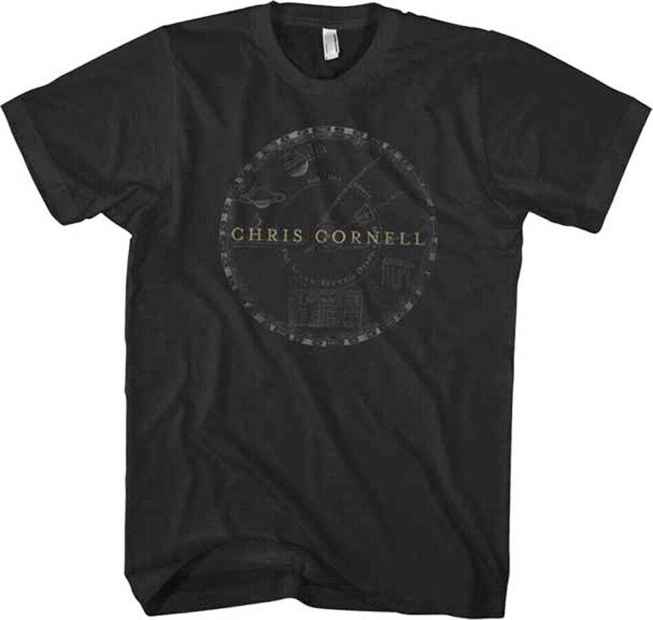 Chris Cornell SoundGarden Quyosh tizimi X katta qora futbolka