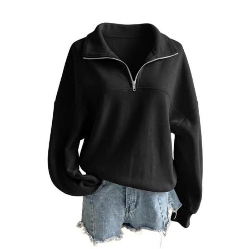 Women S Loose Fit Pullover Casual Sweatshirt Autumn Style