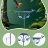 Outdoor Bird Feeder Bath Retro Decorative Weatherproof Water Bowl Birdbath for Garden