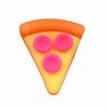 Xiaohongshu Hot Item TPR Pizza Squeeze Toy - Mini Sensory Slow Rebound Stress Relief 