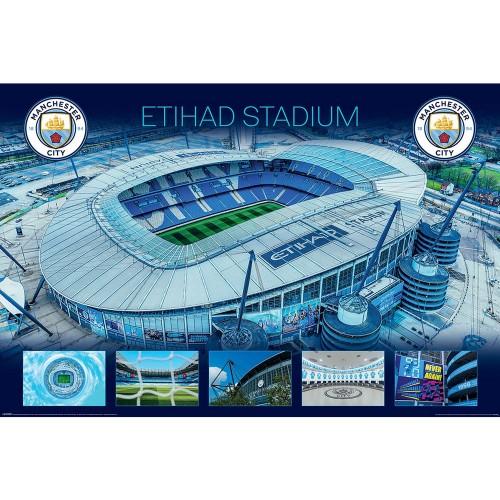 Manchester City FC Etihad Stadium 199 Poster