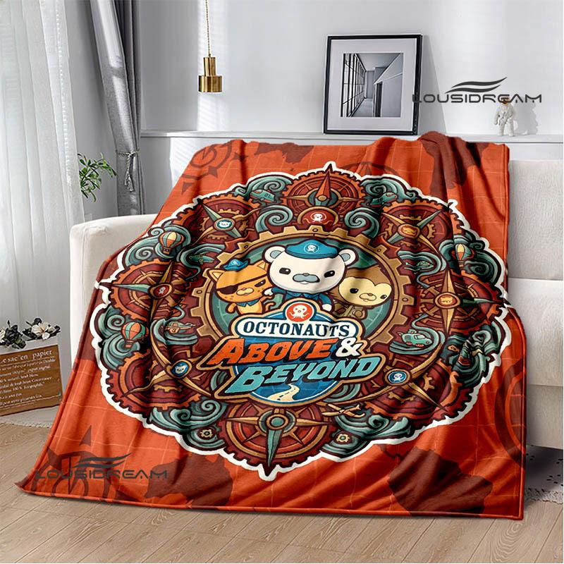 3D The-Octonauts printed blankets picnic blanket Warm Flannel blankets Soft and comfortable blanket bed linings Birthday Gift