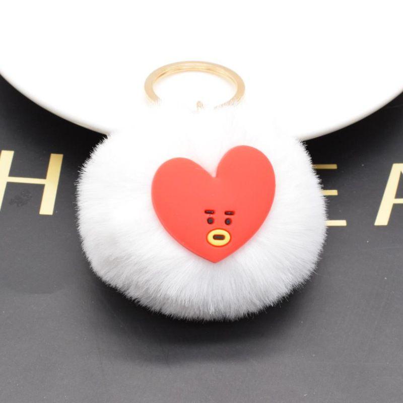 Брелок-пушистик Bts Kpop Bts Bangtan Boys Чимин Джин Чонгук Джей-Хоуп Подвеска Подарок для фанатов