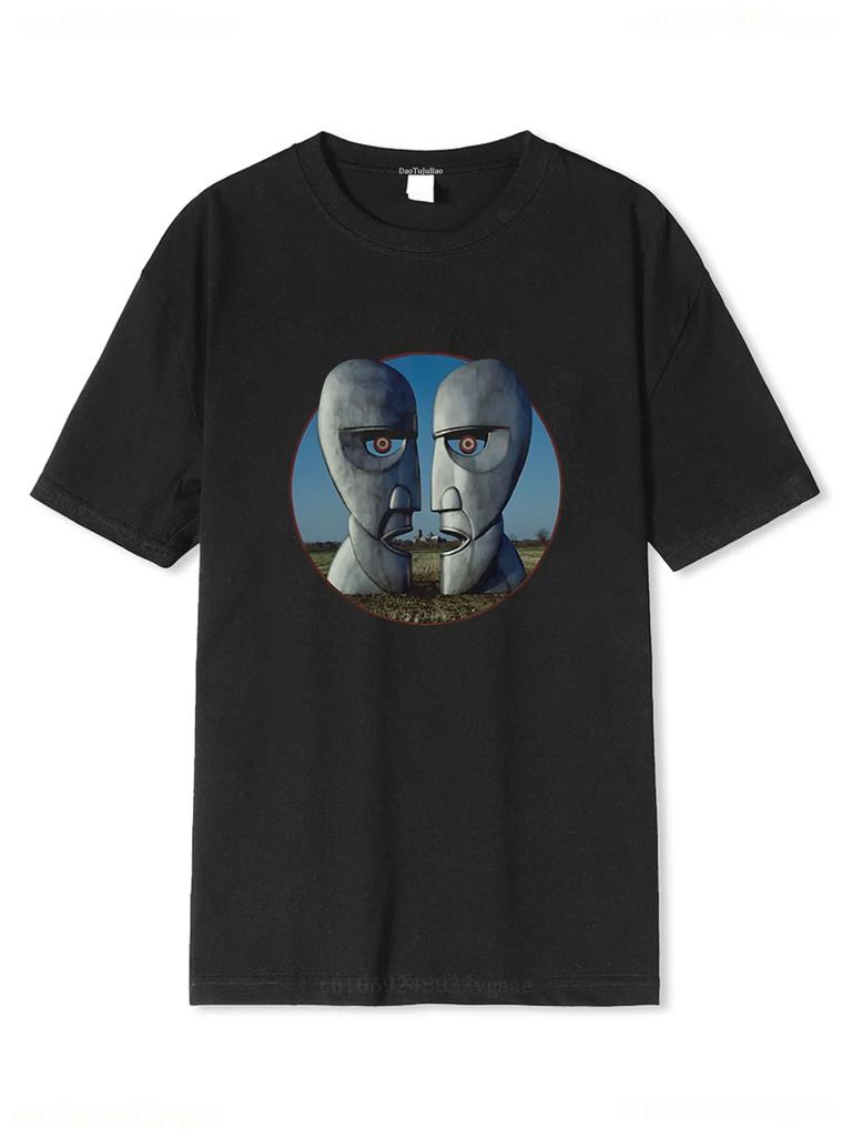 Уличная одежда Летняя розовая хлопковая футболка Унисекс с коротким рукавом Футболки Унисекс Одежда для хард-рок-групп Винтажные топы FloydS Хип-хоп одежда