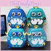 Cute Eggshell Backpack With Robot Print Designfor Preschool Use
