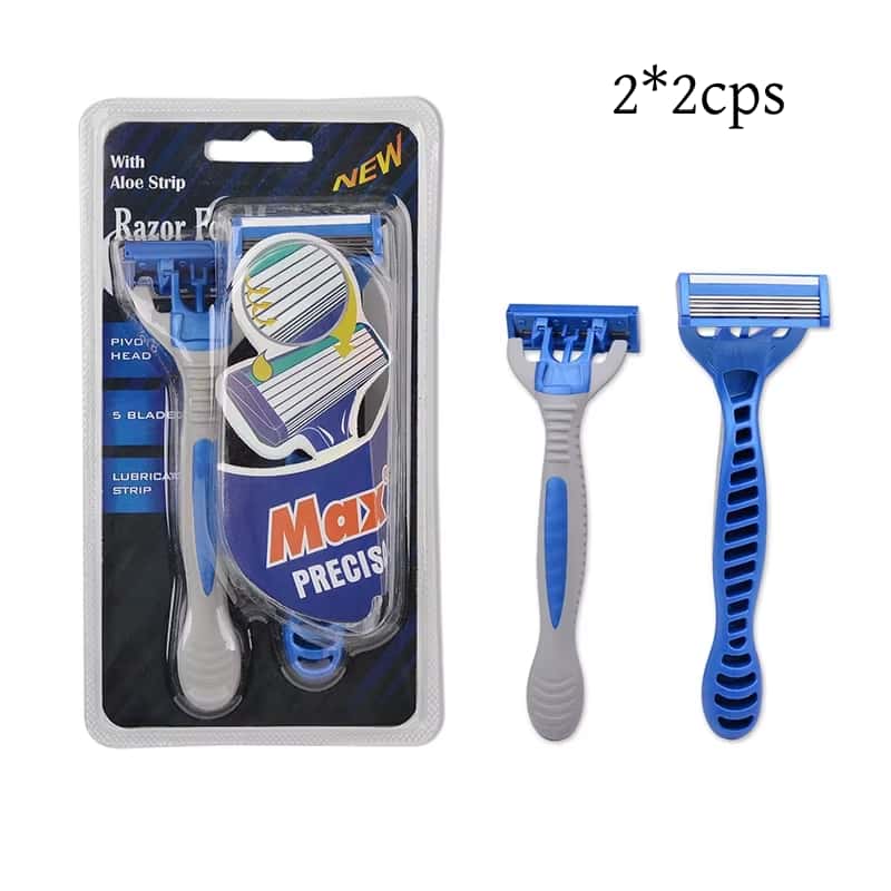 Shaver Brand New Design Men Razor Shaving Three Layer Shaver Reusable Razor Imported Blade Multi Tool Head Replace