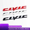 Наклейка на багажник автомобиля с логотипом Civic Алюминиевая эмблема Декоративные аксессуары Для Fit Jazz Accord Pilot CRV Odyssey Passport City Shuttle