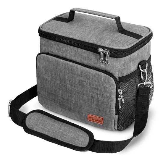 Insulated Lunch Bag for Women Reusable Adjustable Lunch Box with Men Shoulder Strap Leakproof