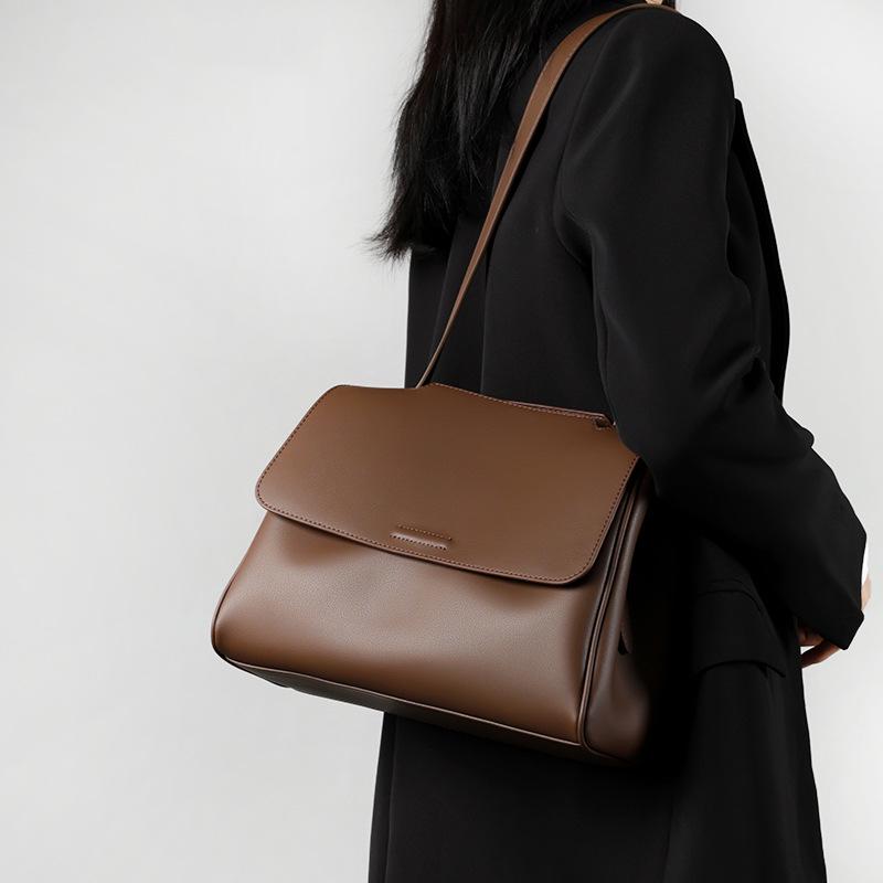 Genuine Leather Crossbody Handbag for Women, 2025 New Top Layer Cowhide Shoulder Bag, Versatile Small Phone Purse