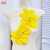 Pin Cloth Applique Decorative Flower Large Embroidery Studded Patch Diy Accessory Corsage
