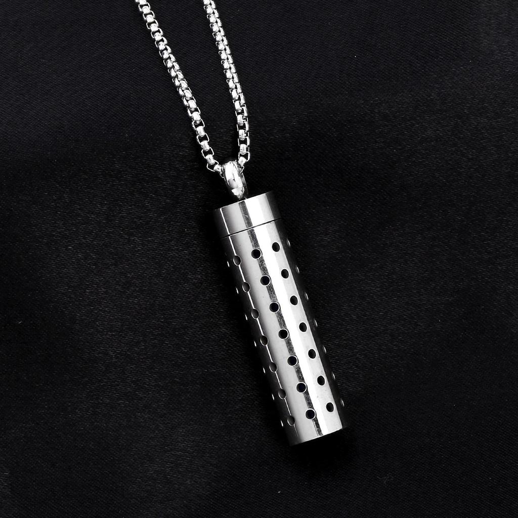 Ожерелье-диффузор для ароматерапии в форме сердца из нержавеющей стали с вращающейся подвеской