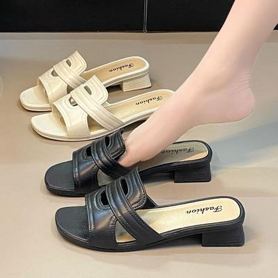 Новые летние шлепанцы-слипоны с противоскользящей подошвой для модной домашней и повседневной носки