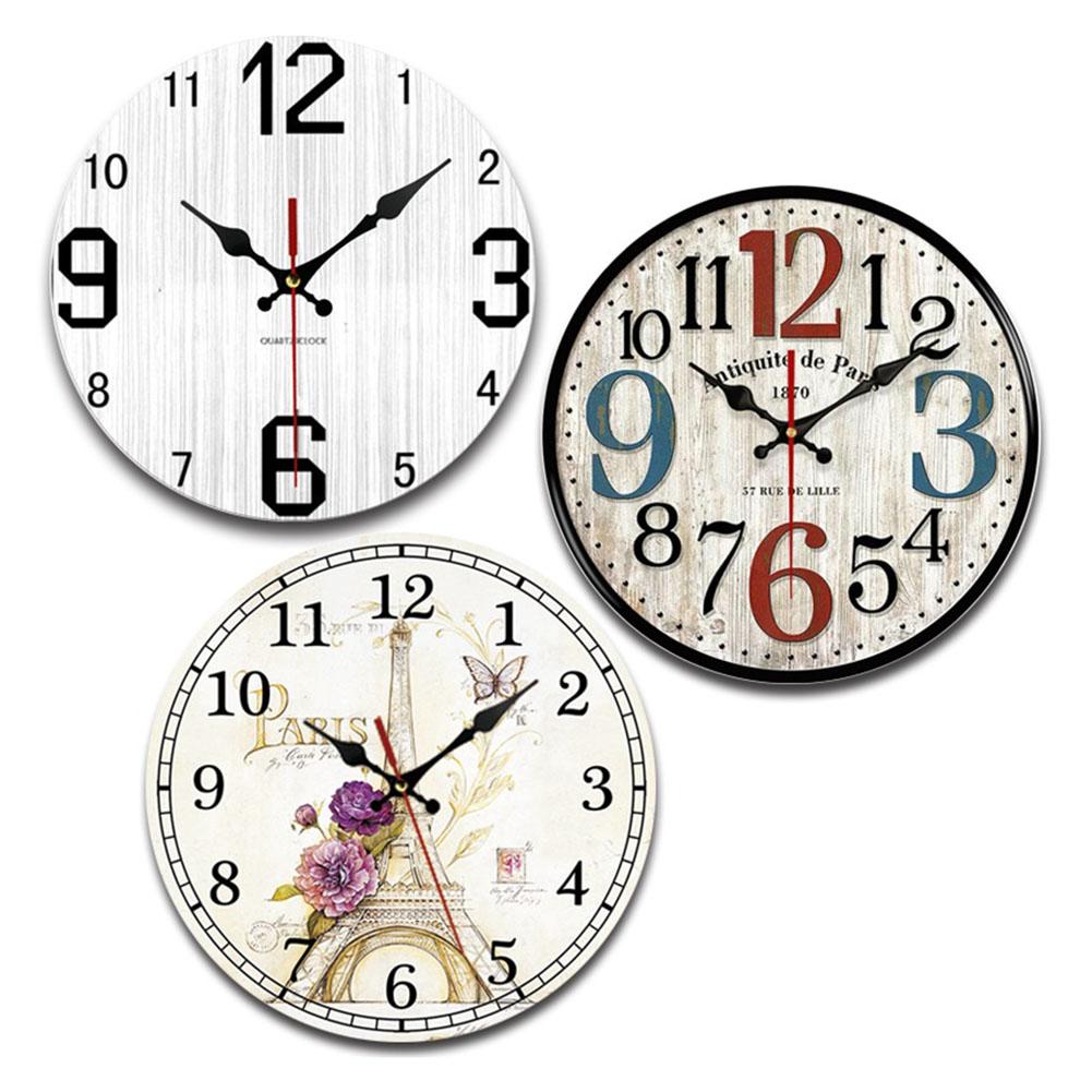 Wall Mounted Creat Wooden Clock Wood Carfts Design