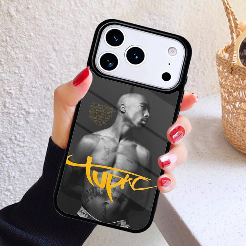 Tupac 2pac Phone Case For iPhone 17 Air 16 15 14 13 12 11 Pro Max Plus