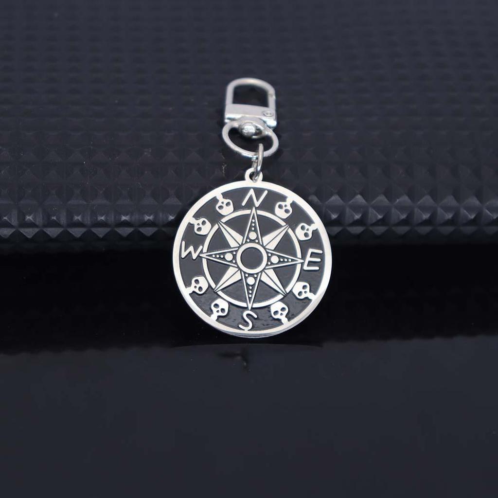 Seven-Star Alchemy Amulet Keychain with Rune Diagram Pendant for Men and Women