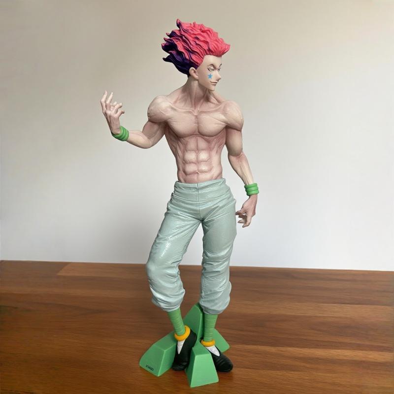 28cm Original Phantom Troupe Hisoka Joker Version Anime Figure Hunter×Hunter Gros Series Merch Desktop Ornament