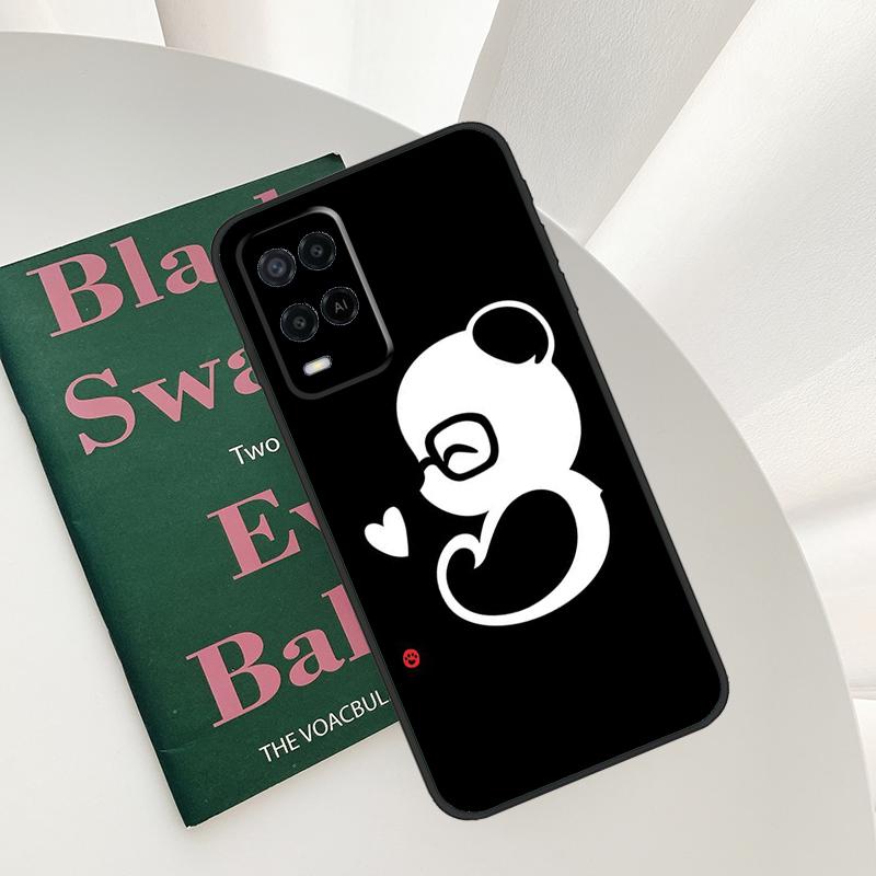 Милый Чехол-Панда Для Oppo A15 A16 A17 A52 A72 A76 A96 A54 A74 A94 A54S A57S A58 A78 A98 A57 A77 Чехол