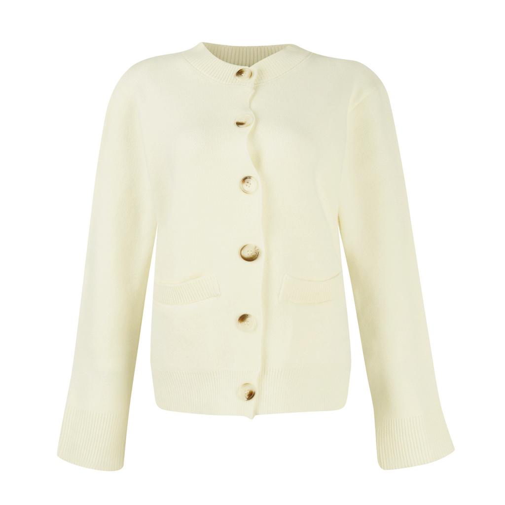 Женский кардиган Kate, свитера, повседневный, с длинным рукавом, с открытой передней частью, на пуговицах, МОДНЫЙ КАРДИГАН С ШИРОКИМ РУКАВОМ