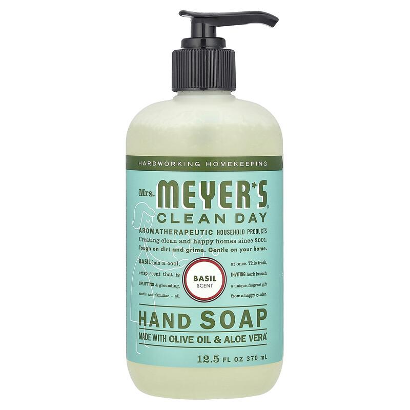 Hand Soap, Basil Scent, 12.5 fl oz (370 ml)