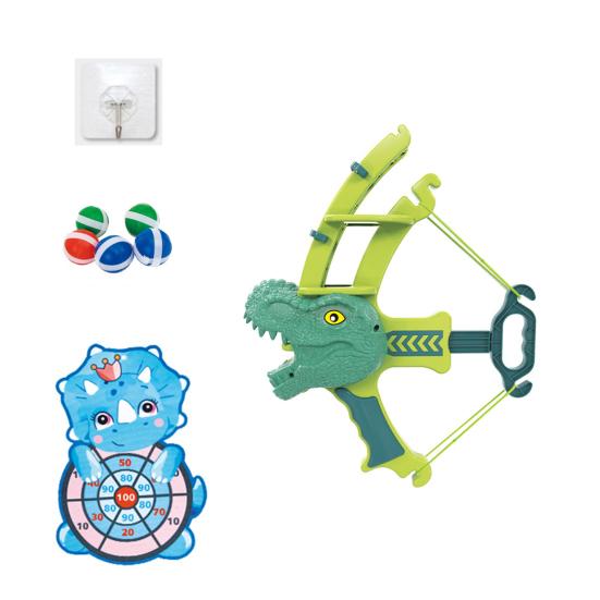 Липкий мяч, динозавр, лук, стрела, забавные шарики на присоске для тренировок в помещении для мальчиков, безопасная игрушка для девочек