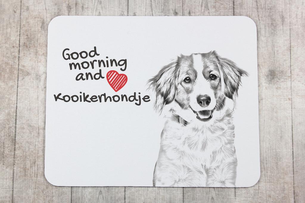 Kooikerhondje – Mouse pad with print, personalized dog-themed mouse pad | Art-Dog