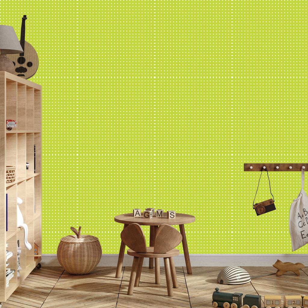 Lime Dots Wallpaper, Lime Background for Living Room and Bedroom 50x1000