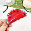 Creative Fruit Shape Hair Claw Clips Beautiful Acrylic Cartoon Fruits Hair Clips Woman Hair Accessories
