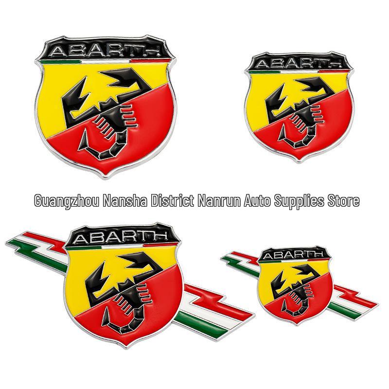 Наклейки Abarth Scorpion и Итальянский флаг для автомобиля Fiat Viaggio