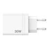 Ładowarka sieciowa Verbatim 1xUSB-C PD 20W 1xUSB-A QC 3.0 2xUSB-A 10W UE biała