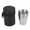 4 шт. 30 мл нержавеющая сталь походная кружка кружка походная портативная чашка для чая кофе пива