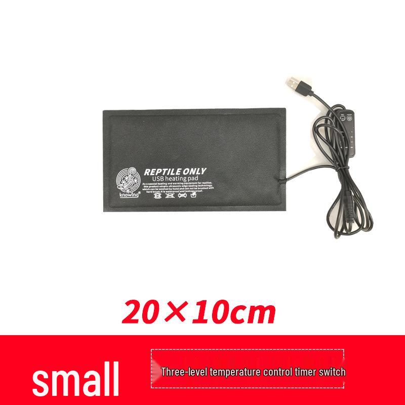 Подушка с подогревом USB из углеродного волокна для питомцев - Моющаяся и гибкая для рептилий, кошек и собак.
