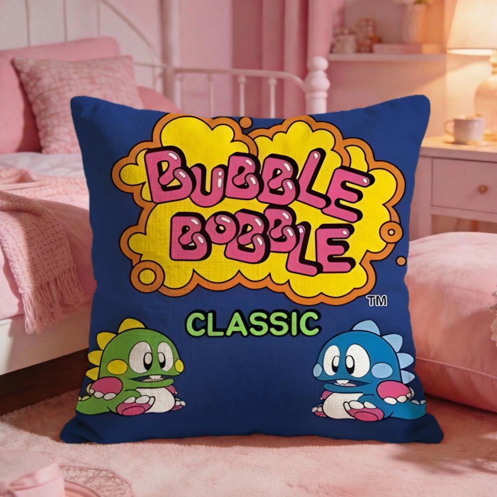 BBubbles Bobbles Игра Милая Наволочка Премиум Комфорт Двусторонняя Наволочка Два в Одном Дизайн Для Любой Комнаты Салон Автомобиля