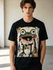 Angry Frog I Hate Twofaced People Unisexs Graphic Tshirt Short Sleeve Casual Tshirt Summer Wear Fun Gift For Friends And Family