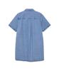 Lee Women Denim Shirt Dress Indigo Medium